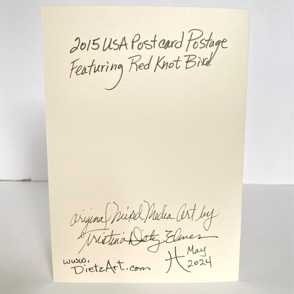 Collage Art Handmade Original Blank Greeting Card and Envelope US Postage - Picture 4 of 5